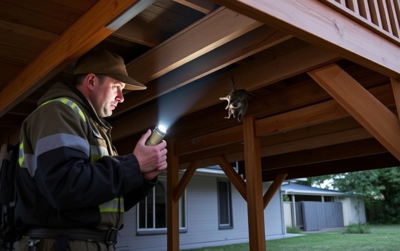 Under Deck Possum Removal in Blacktown
